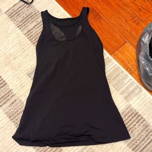 LuluLemon Mesh With Me Tank, Size 4, Black, MSRP $58